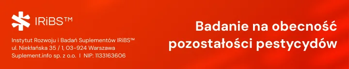 IRiBS — badanie na obecność pozostałości pestycydów
