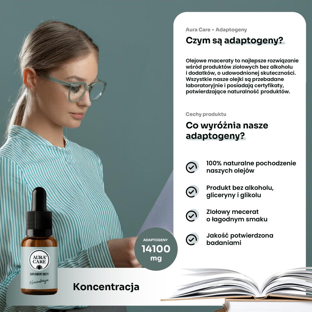 Adaptogeny wspierające pamięć i procesy poznawcze
