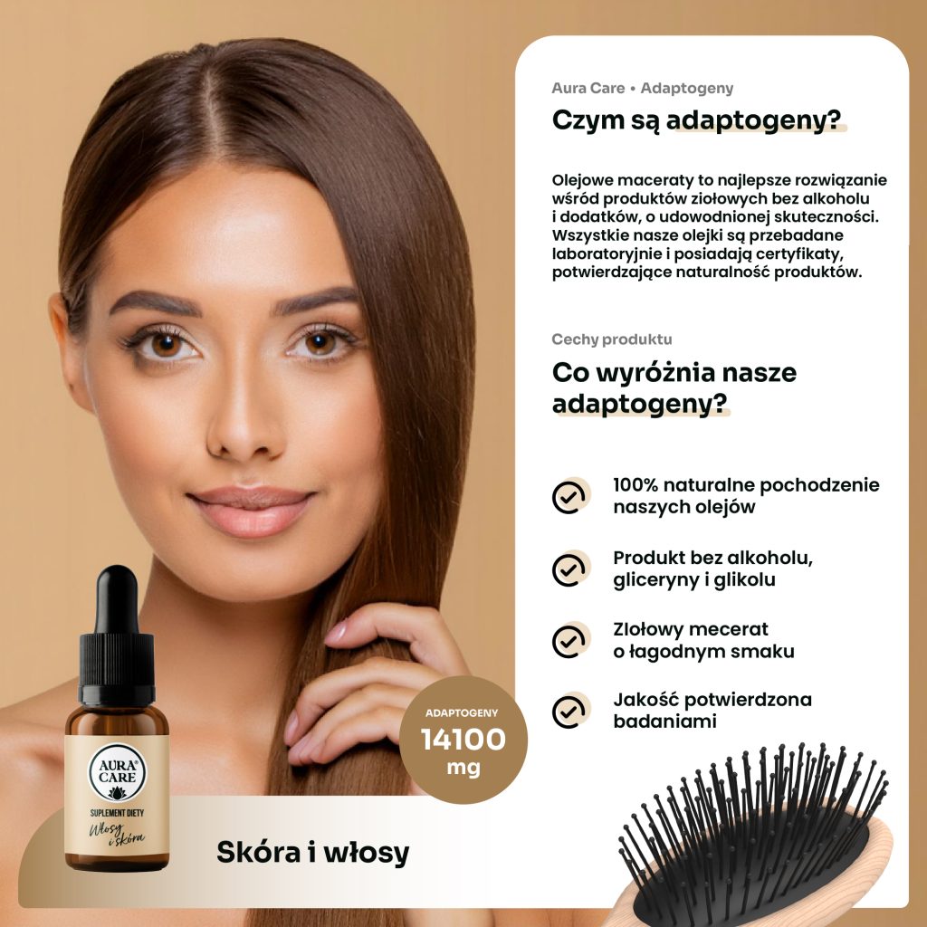 Krople na wypadanie włosów i poprawę kondycji – Aura Care