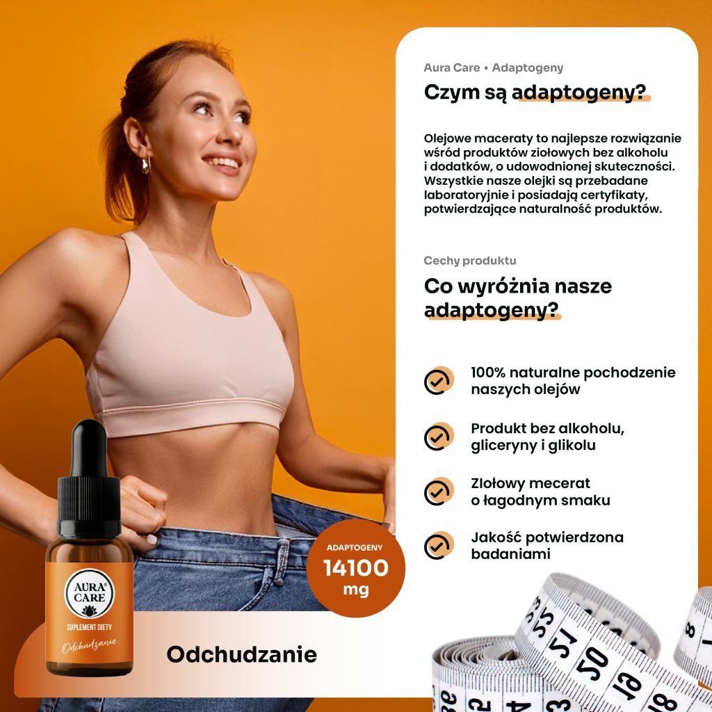 Adaptogeny wspierające odchudzanie i modelowanie sylwetki