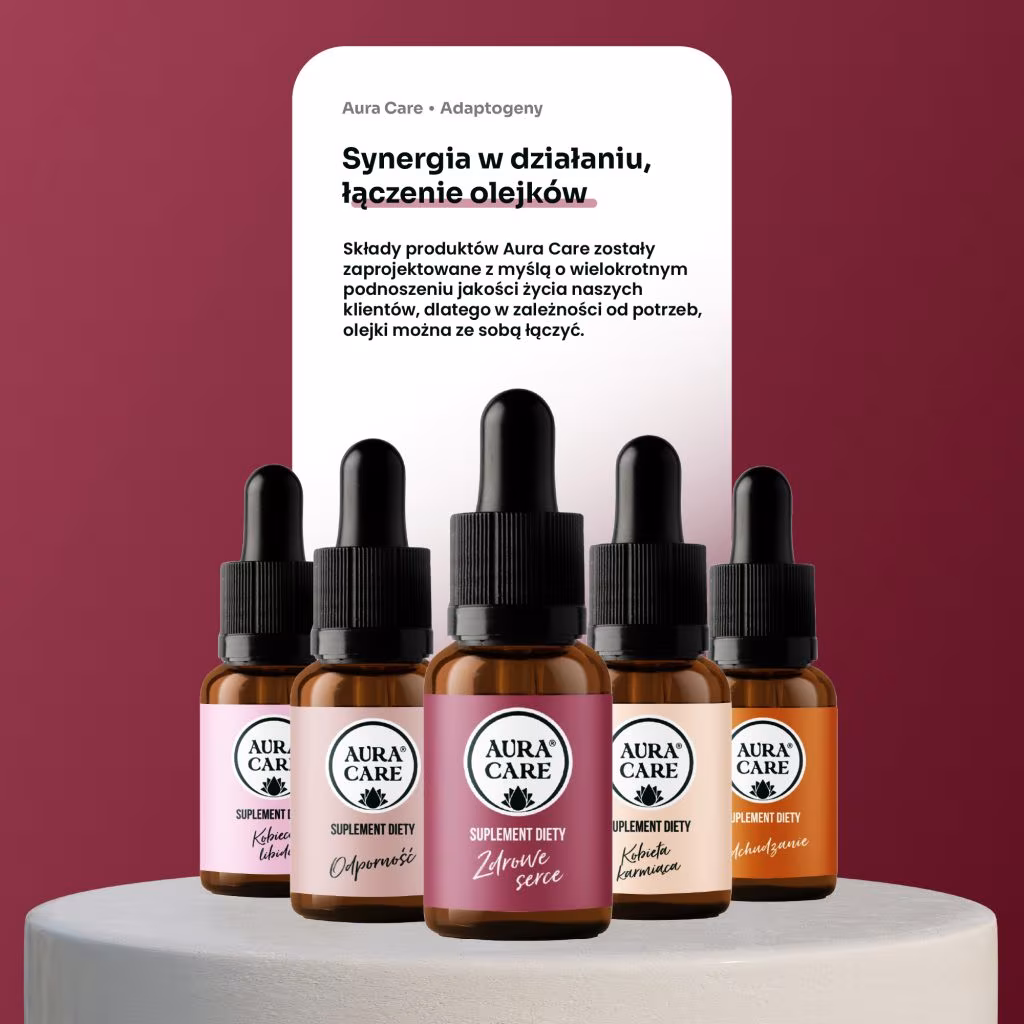 Krople adaptogenne na serce – Aura Care