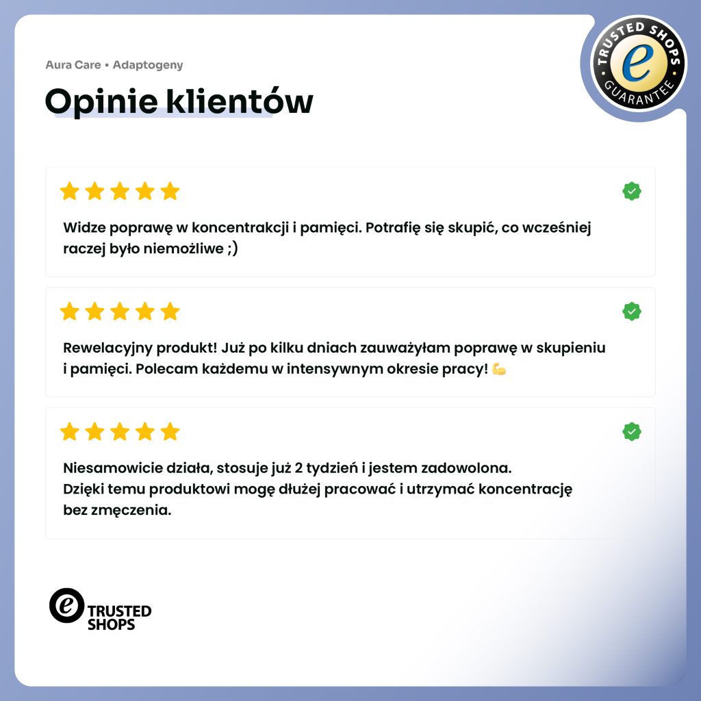 Opinie klientów o Spokojny sen Aura Care