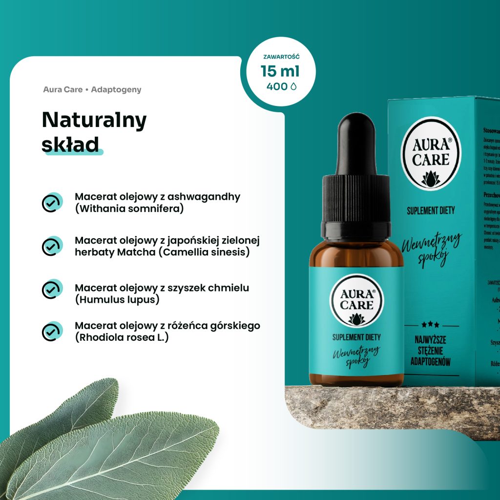 Ashwagandha, Japońska matcha, Szyszki chmielu, Różeniec górski