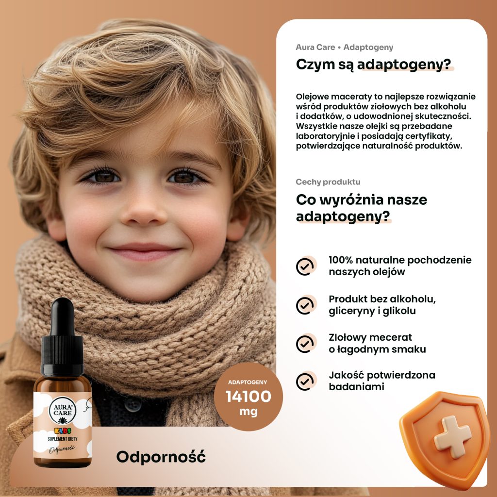 Adaptogeny dla dzieci na odporność i ochronę przed infekcjami
