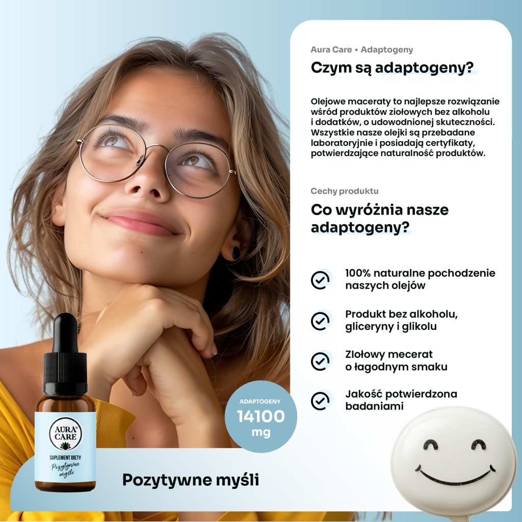 Naturalne krople na lepsze samopoczucie i redukcję negatywnych myśli