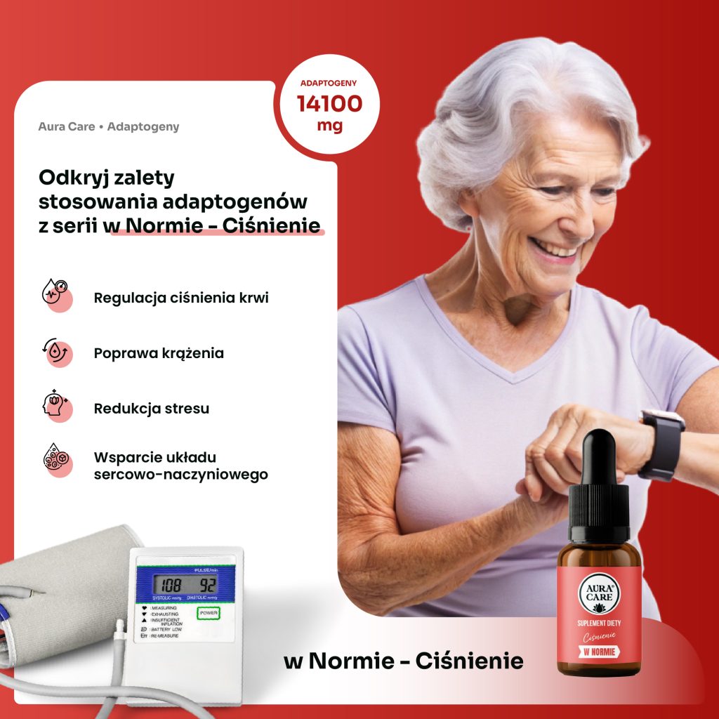 Naturalne adaptogeny na ciśnienie krwi – Aura Care
