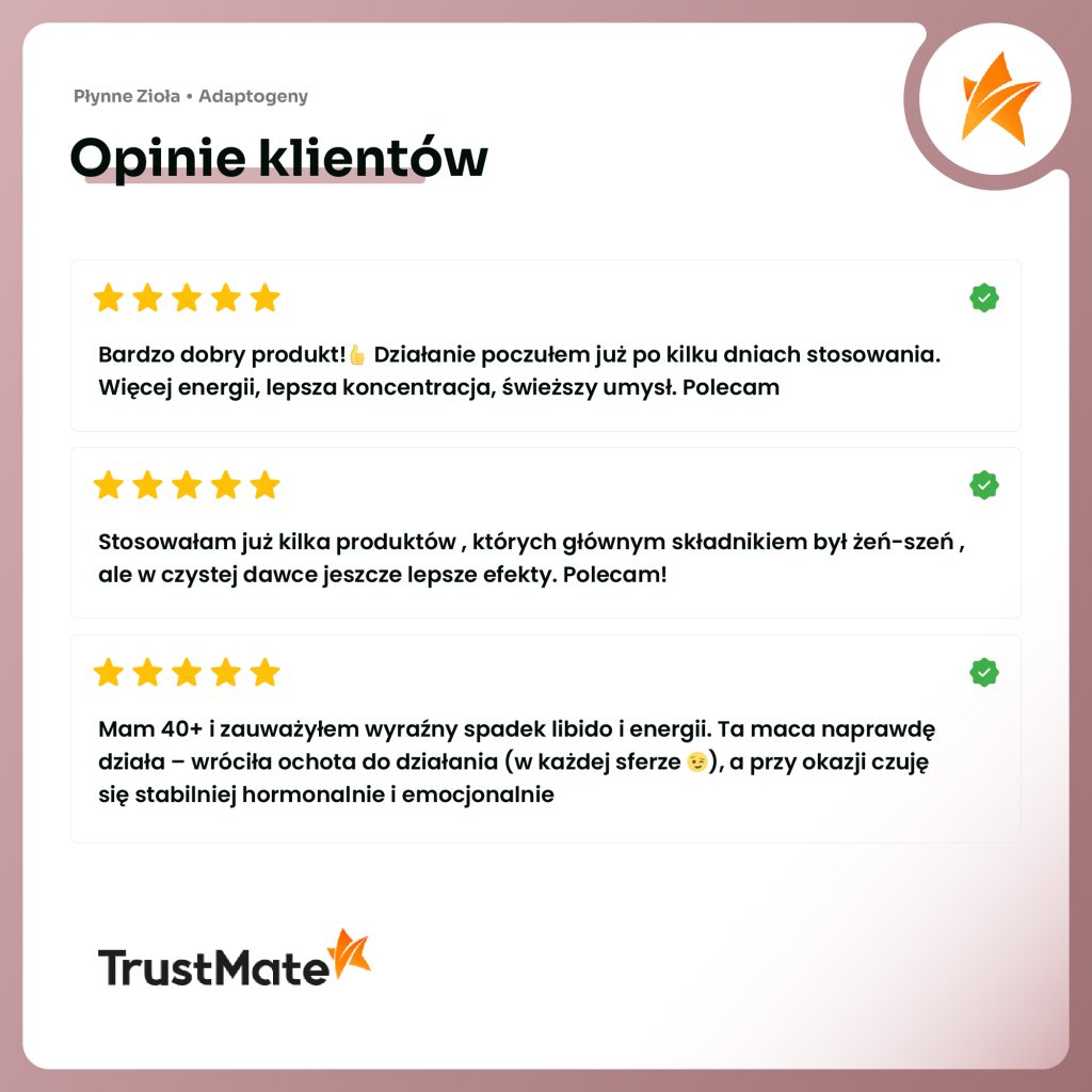 Opinie o MACA Żeń-szeń peruwiański Aura Care