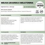 MELISA LEKARSKA I MELATONINAObszar roboczy 1-100