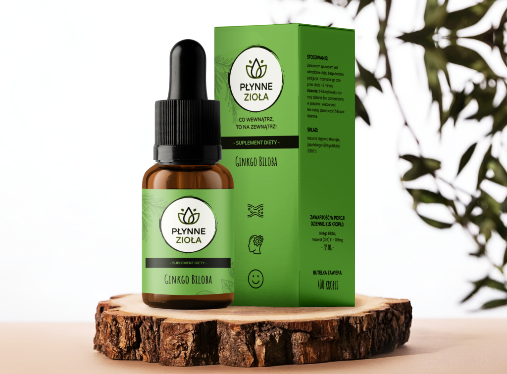 Ginkgo biloba Aura Care – naturalne wsparcie pamięci, koncentracji i krążenia