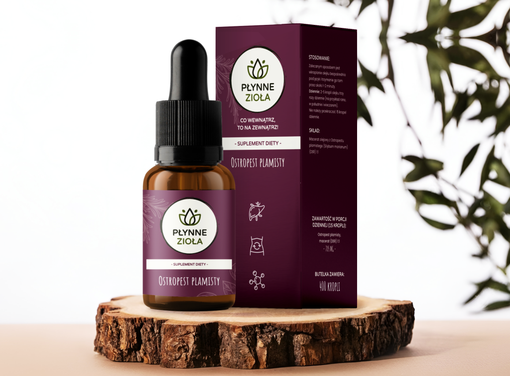 Ostropest plamisty Aura Care – naturalne krople na wątrobę i detoks