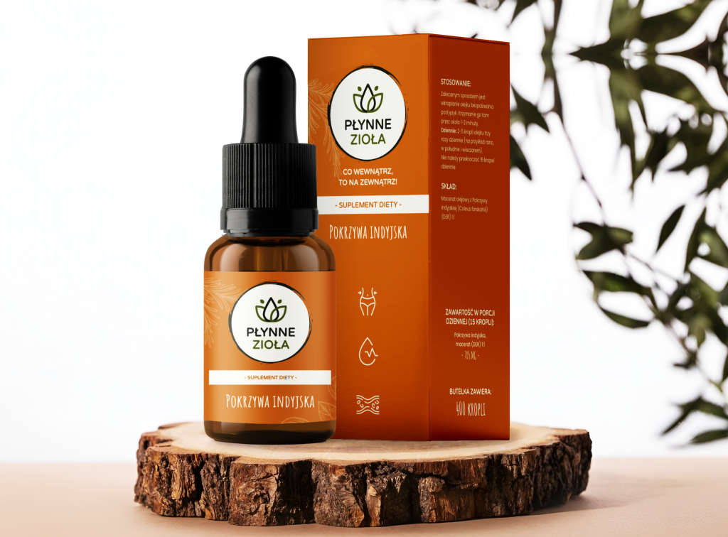 Pokrzywa indyjska Aura Care – naturalne krople na metabolizm i kontrolę wagi