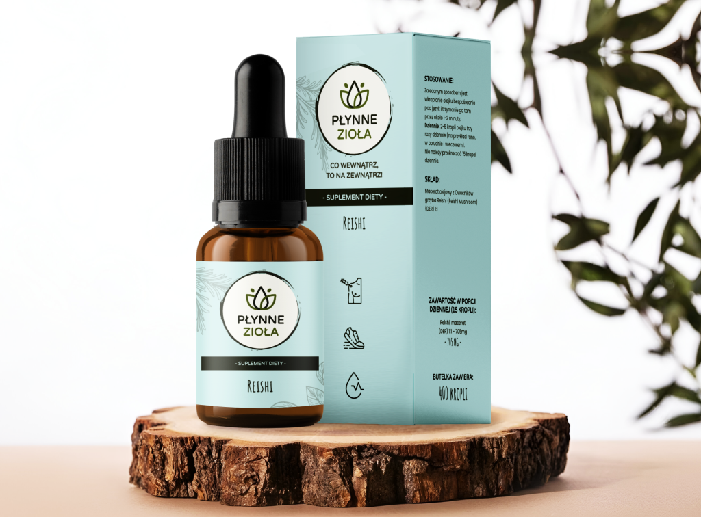 Reishi Aura Care – naturalne krople na odporność, stres i regenerację organizmu