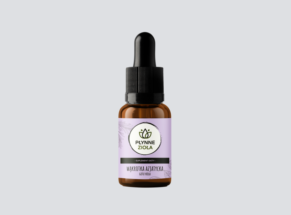 Wąkrotka azjatycka Gotu Kola Aura Care – naturalne krople na pamięć, krążenie i regenerację
