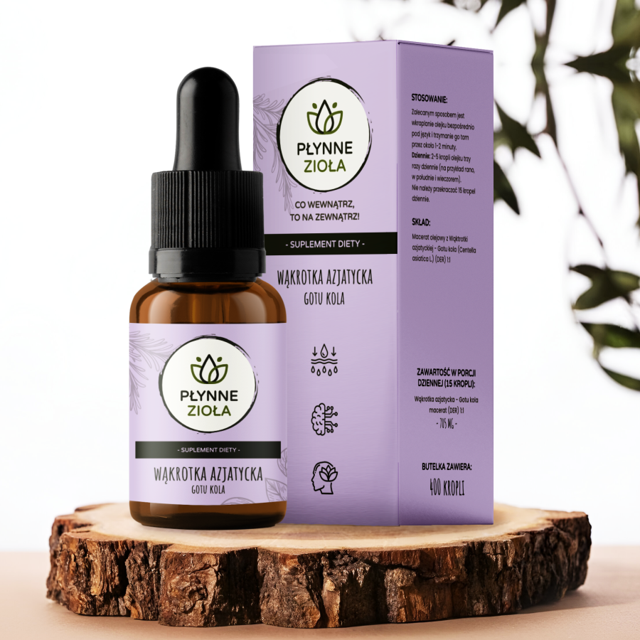 <b>WĄKROTKA AZJATYCKA</b> <br>Wąkrotka azjatycka (Gotu Kola) | 14100 mg<br> <small>PREMIUM, BADANIA, CERTYFIKATY</small>