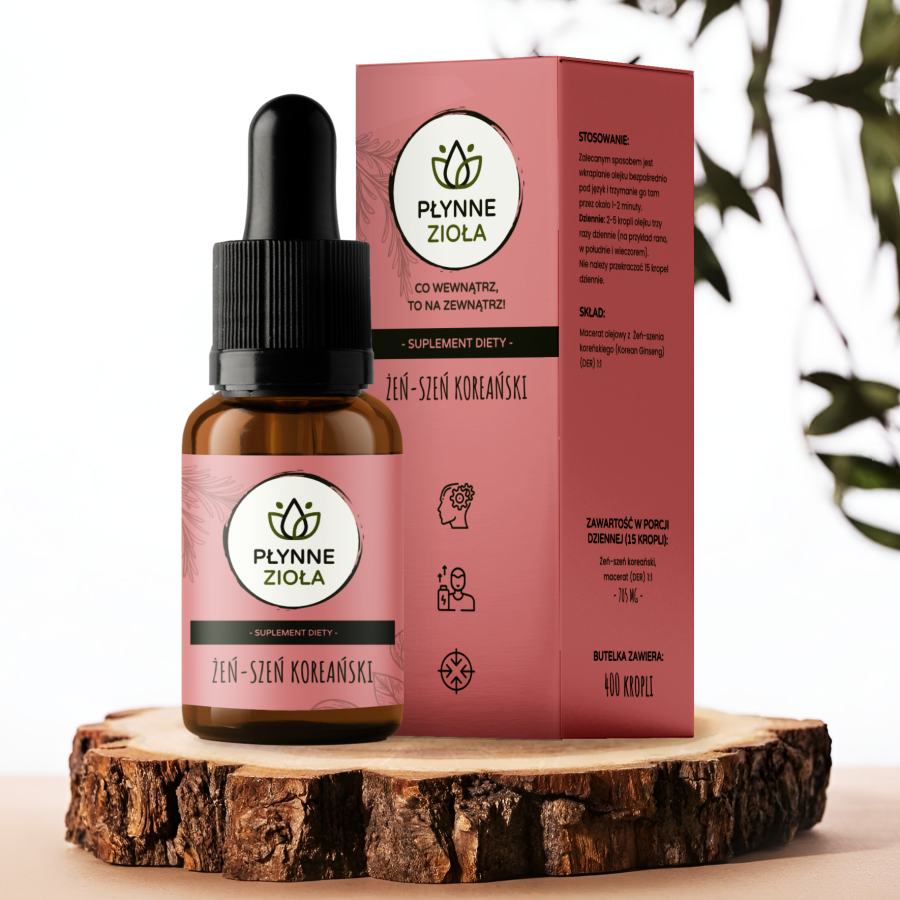 <b>ŻEŃ-SZEŃ KOREAŃSKI</b> <br>Żeń-szeń koreański | 14100 mg<br> <small>PREMIUM, BADANIA, CERTYFIKATY</small>