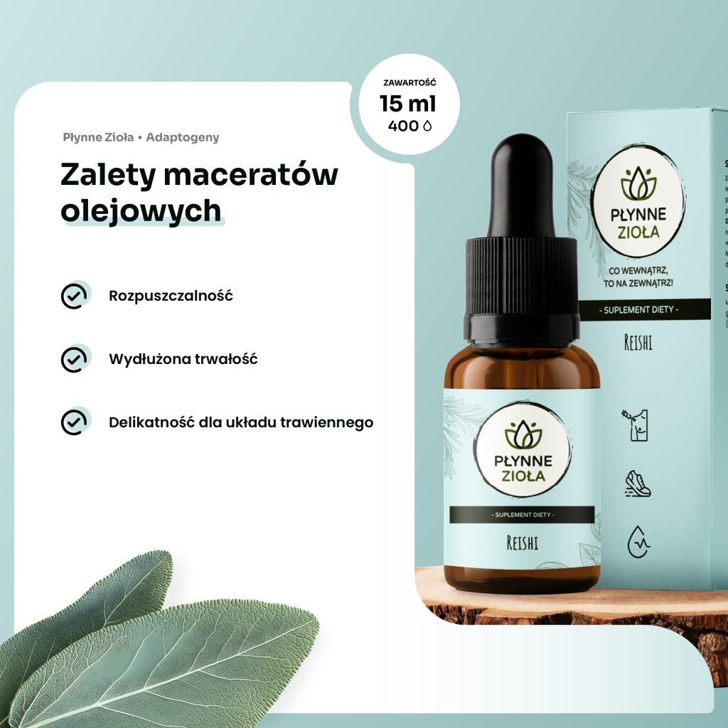 Reishi na stres i napięcie – naturalny adaptogen