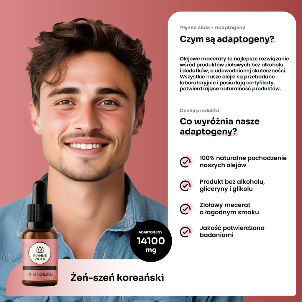Adaptogen dla osób aktywnych fizycznie