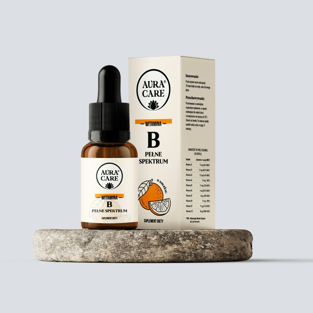 Witamina B Complex Aura Care – wsparcie energii i redukcja zmęczenia