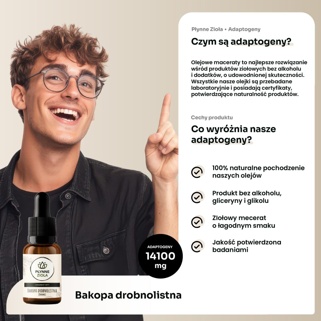 Adaptogen wspierający neurony i funkcje poznawcze