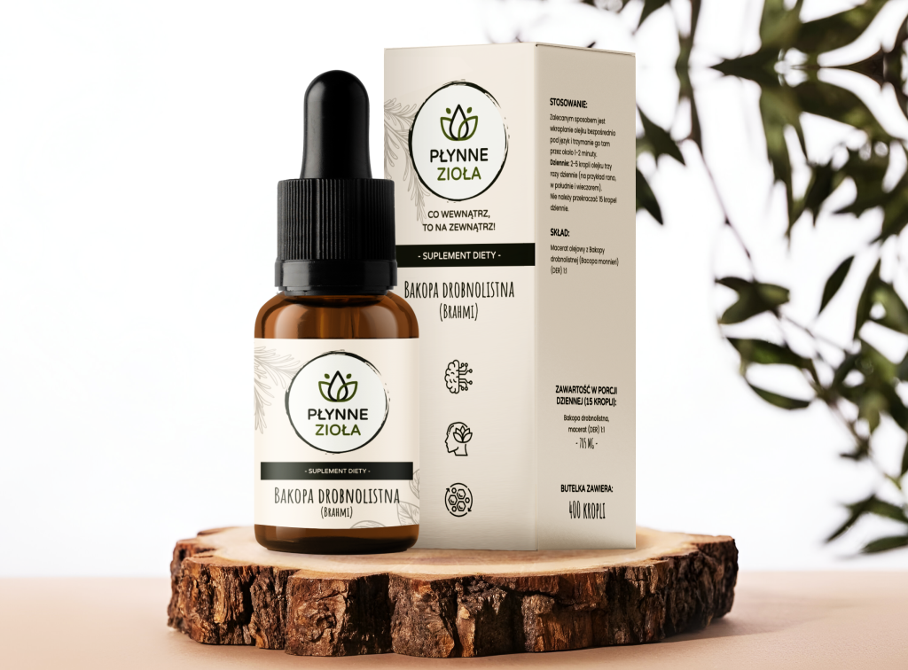 Brahmi bakopa drobnolistna Aura Care – naturalne wsparcie pamięci i koncentracji