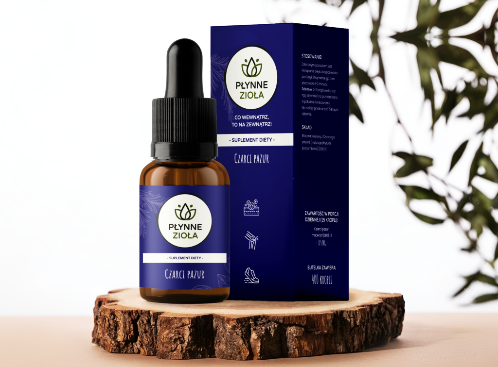 Czarci pazur Aura Care – naturalne krople na stawy i ból