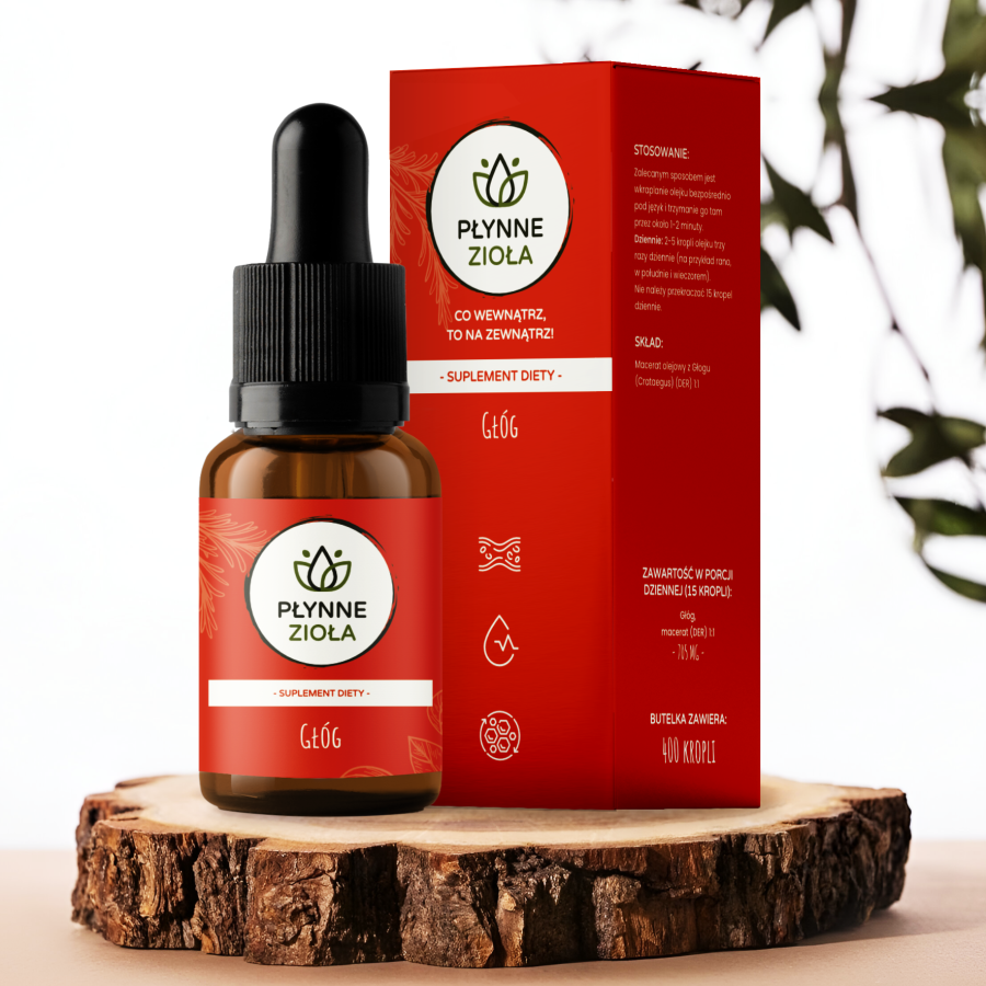 <b>GŁÓG</b><br> Głóg | 14100 mg<br><small> PREMIUM, BADANIA, CERTYFIKATY</small>