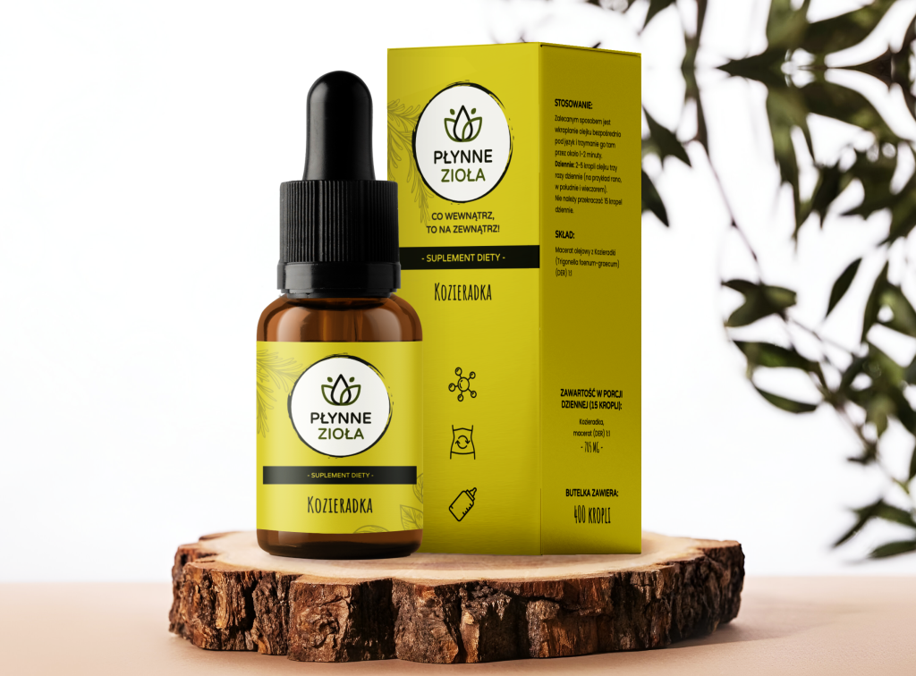 Kozieradka Aura Care – naturalne krople na cukier, trawienie i równowagę hormonalną