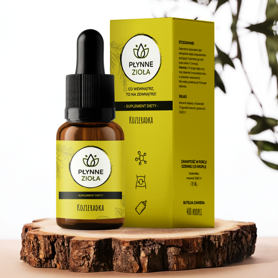 <b>KOZIERADKA</b><br> Kozieradka | 14100 mg<br><small> PREMIUM, BADANIA, CERTYFIKATY</small>