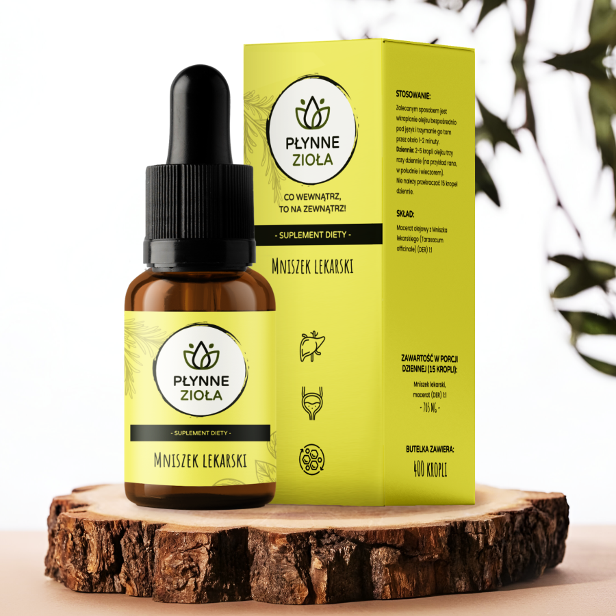 <b>MNISZEK LEKARSKI</b><br> Mniszek lekarski | 14100 mg<br><small> PREMIUM, BADANIA, CERTYFIKATY</small>