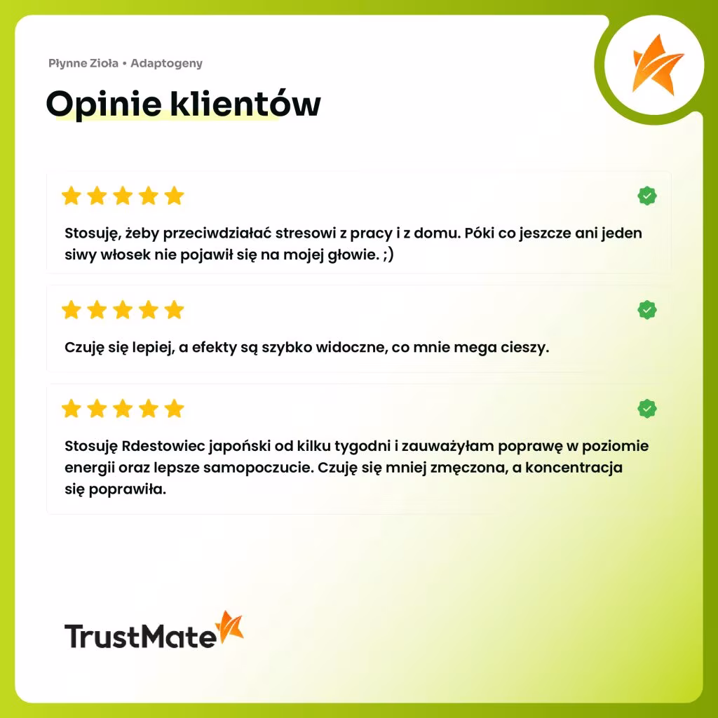Opinie o RDESTOWIEC JAPOŃSKI Aura Care