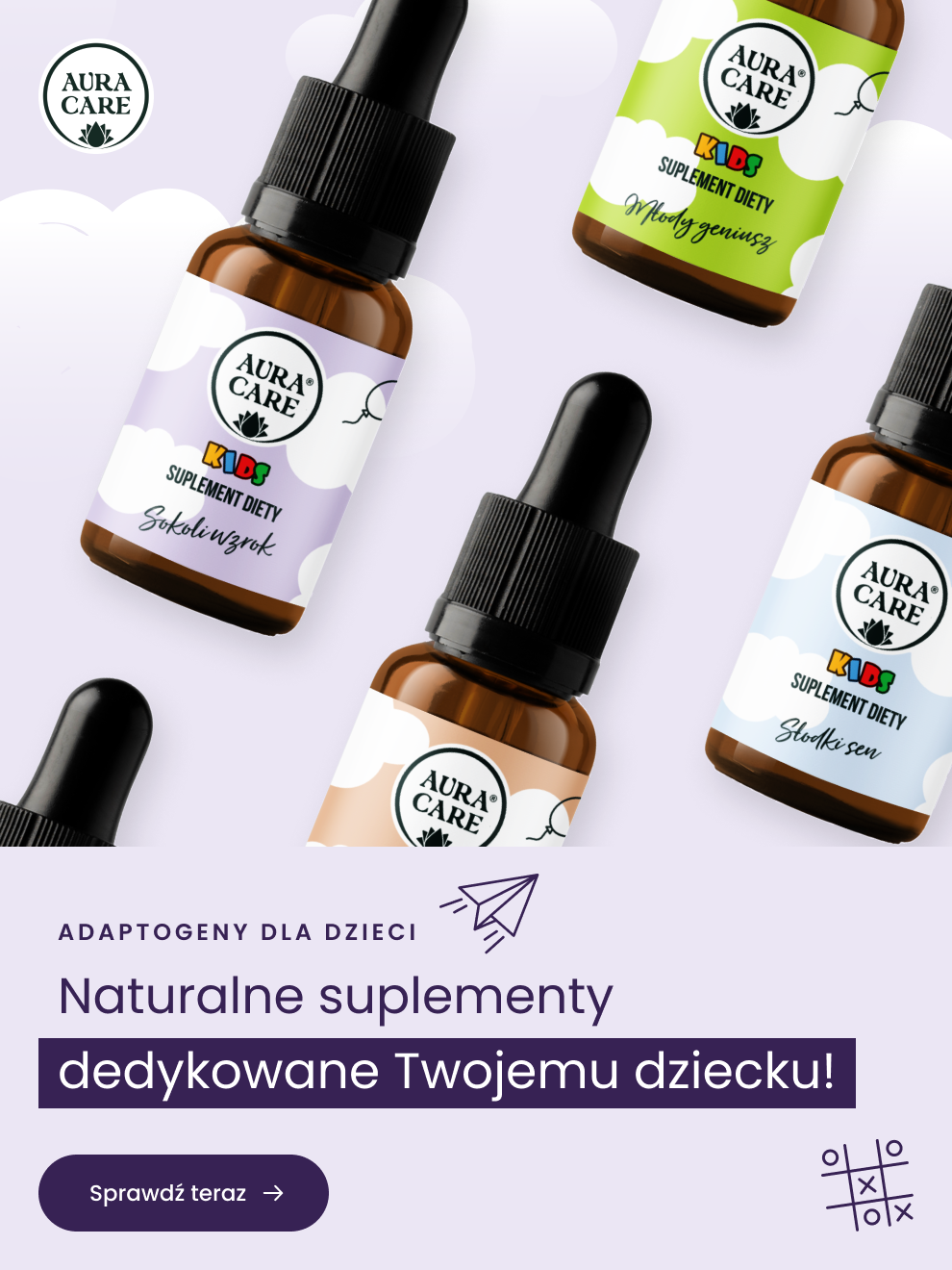 Adaptogeny dla dzieci Aura Care