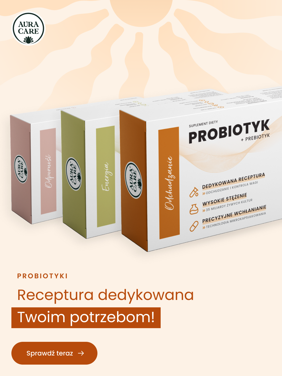 Probiotyki Aura Care
