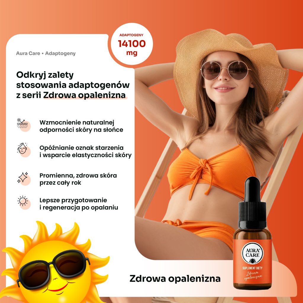 Naturalne adaptogeny na zdrową opaleniznę – rokitnik i beta-karoten