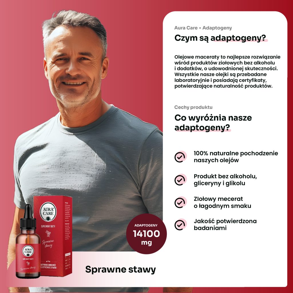 Adaptogeny na stawy i dyskomfort ruchowy
