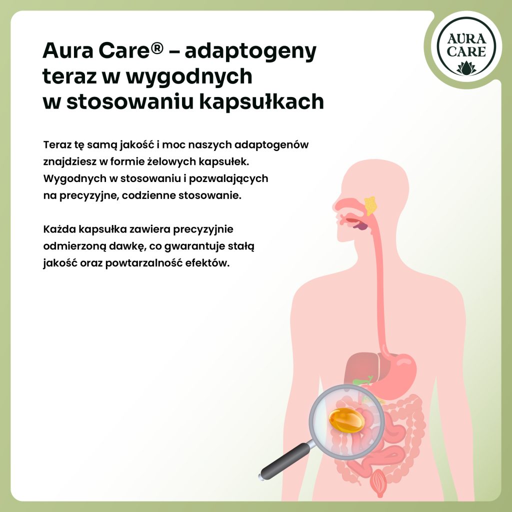 Naturalne kapsułki adaptogenne na stres i sen
