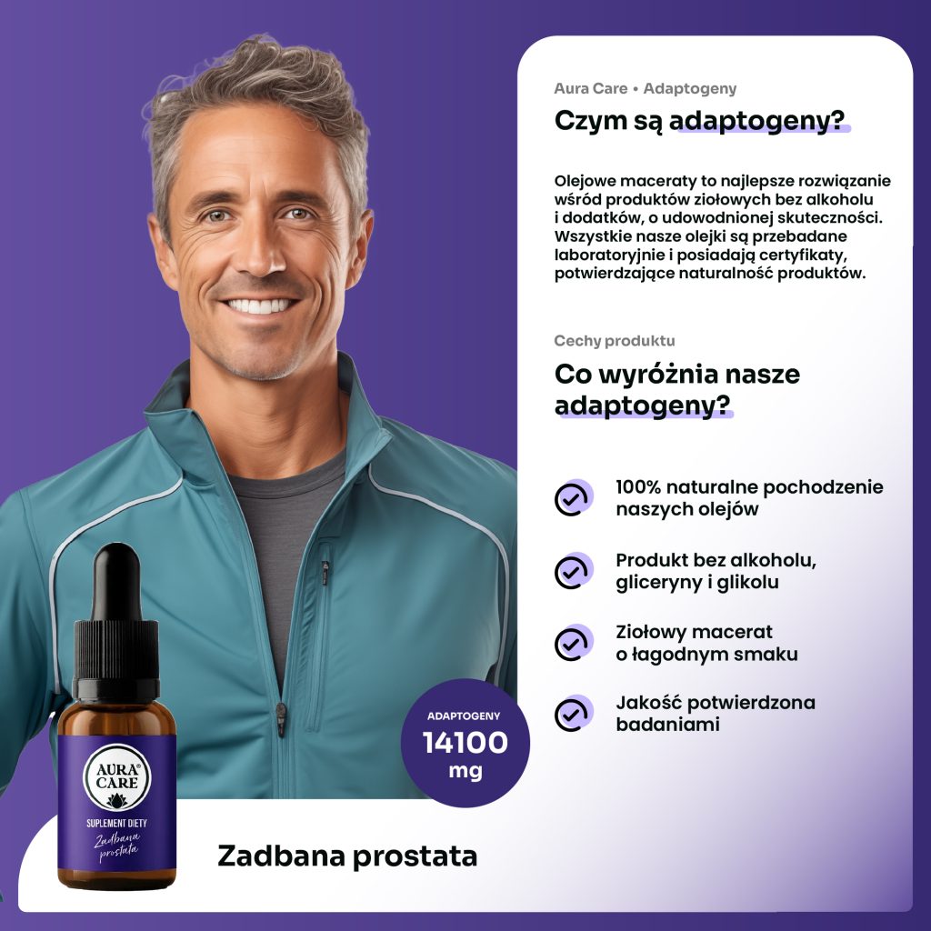 Adaptogeny na problemy z oddawaniem moczu