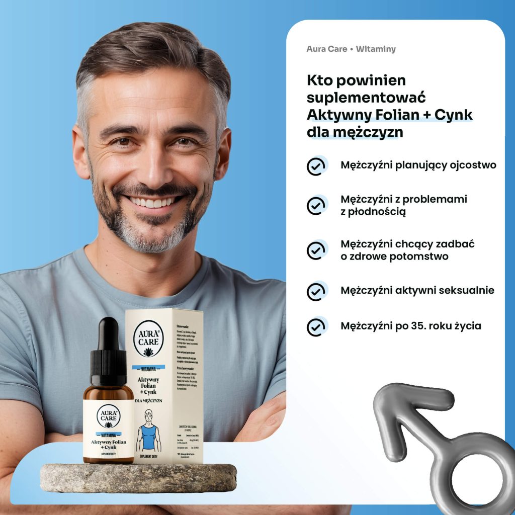 Kwas foliowy i cynk na testosteron i równowagę hormonalną