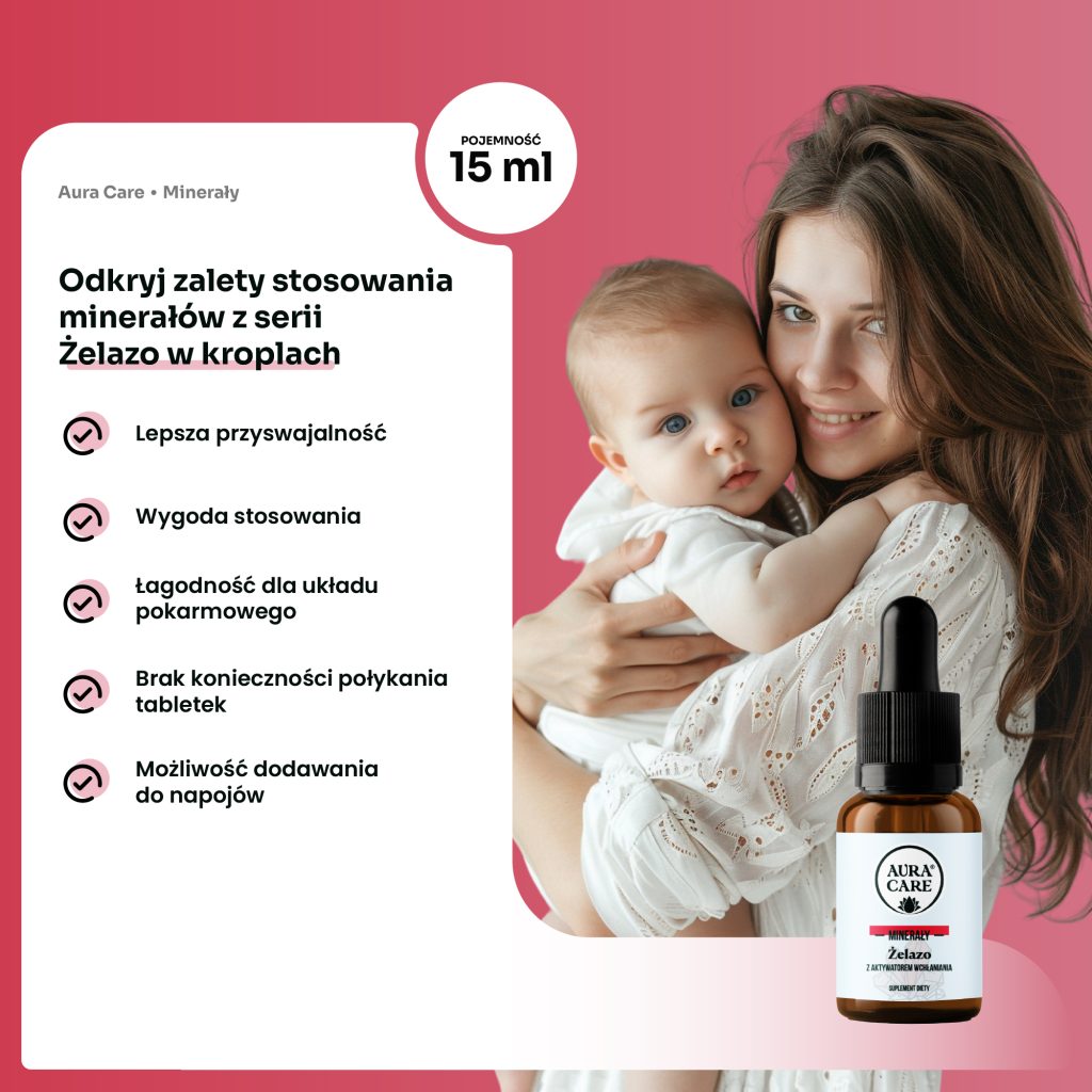 Żelazo w kroplach na zmęczenie i brak energii