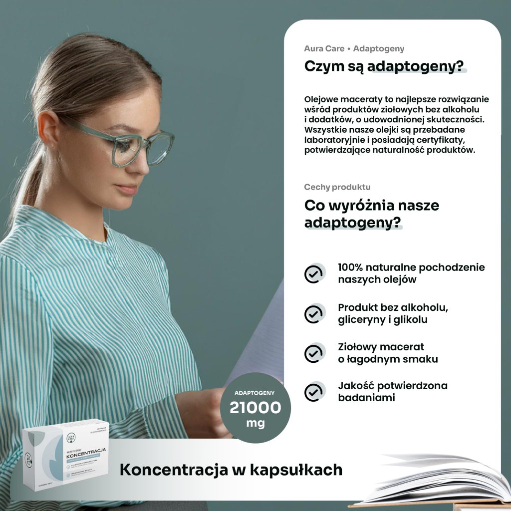 Adaptogeny na pamięć i zapamiętywanie – Aura Care