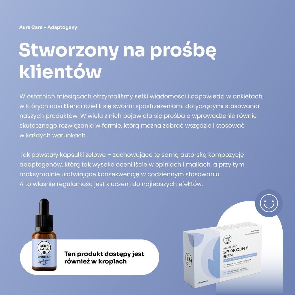 Kapsułki na problem z zasypianiem i bezsenność
