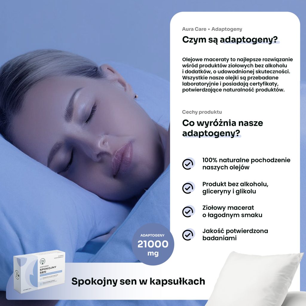 Adaptogeny na spokojny wieczór i regenerację