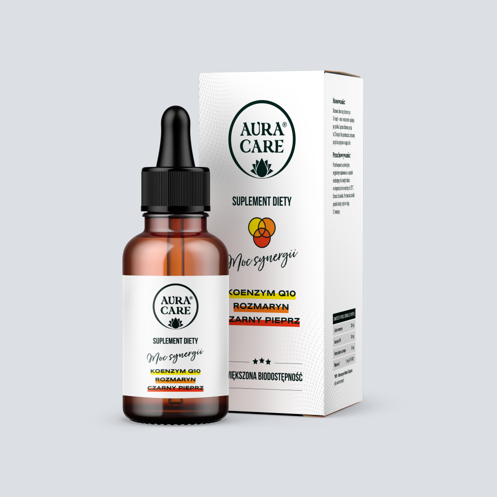 Aura Care Moc Synergii Q10 – krople na energię, koncentrację i regenerację