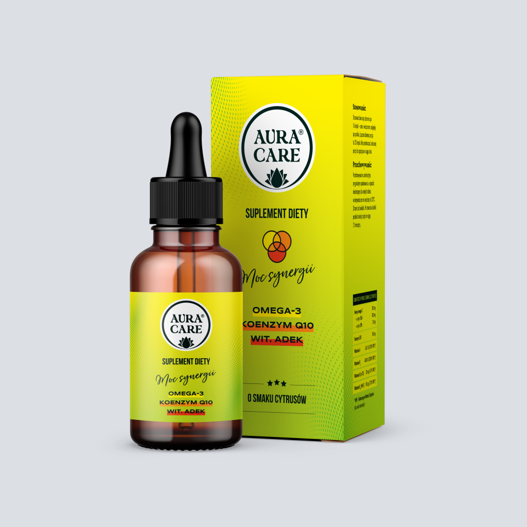 Aura Care Moc Synergii adaptogeny – omega-3 na mózg i koncentrację