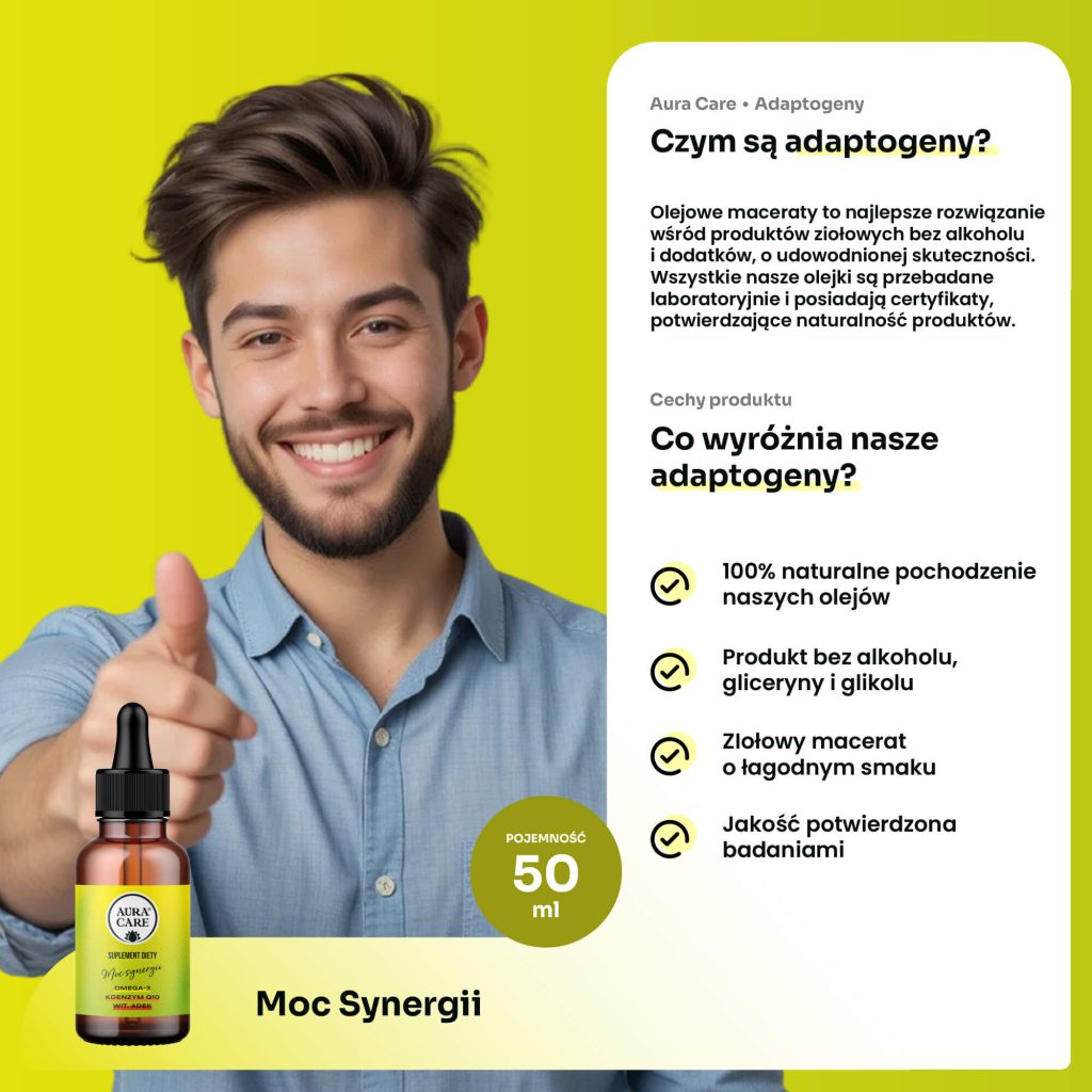 Adaptogeny na regenerację i ochronę organizmu