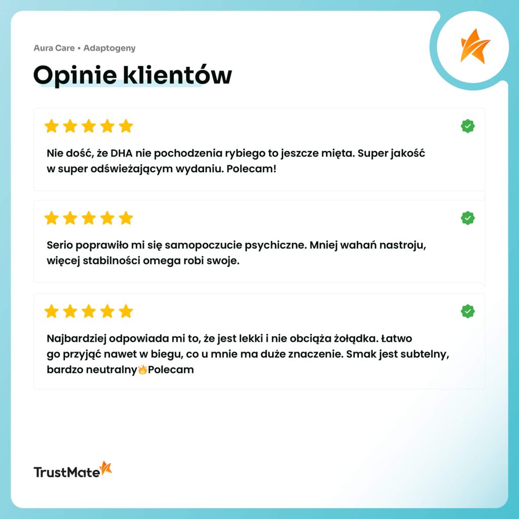 Opinie o Omega FRESH Aura Care