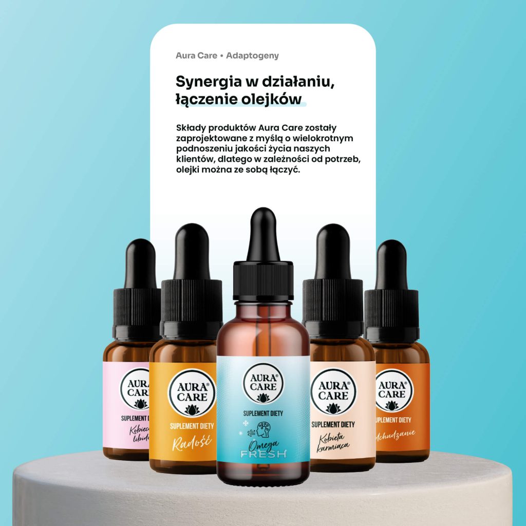 Naturalne krople omega-3 Aura Care