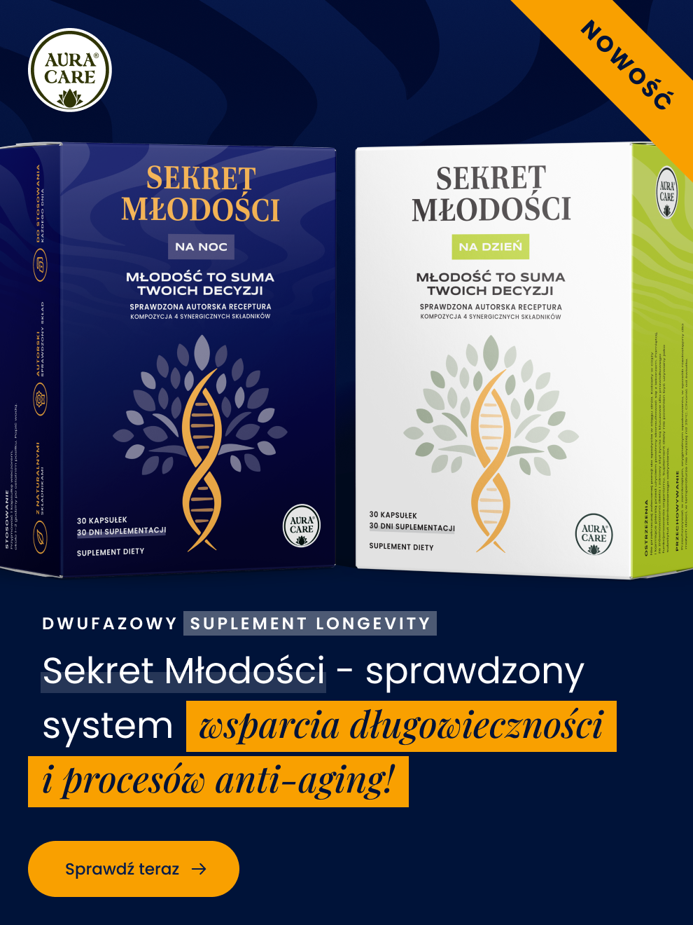 Sekret Młodości - sprawdzony
system wsparcia longevity