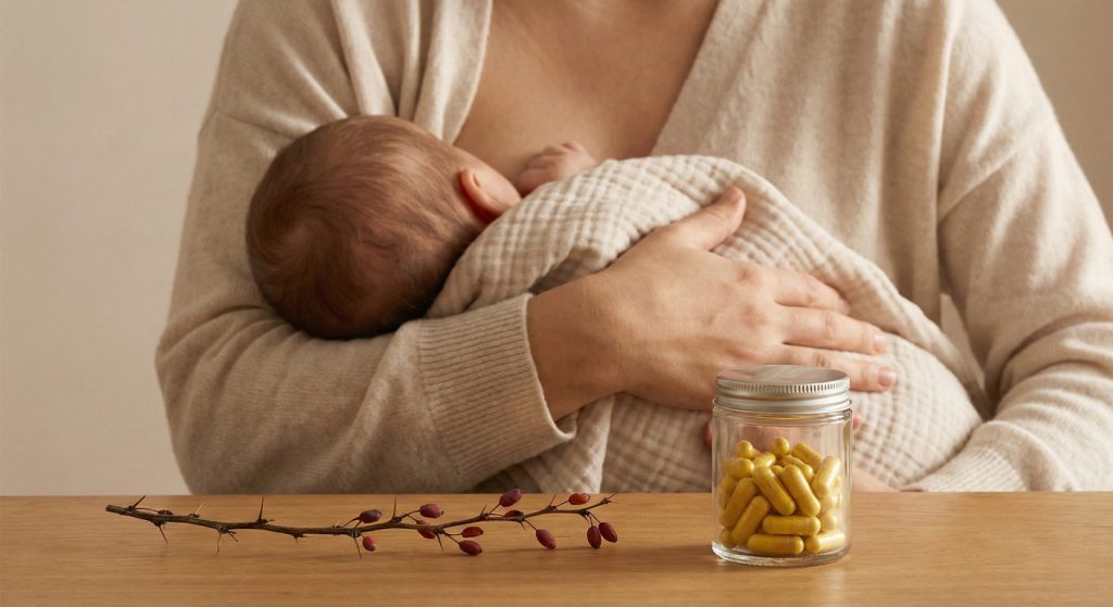 Czy berberyna w czasie karmienia piersią jest bezpieczna?