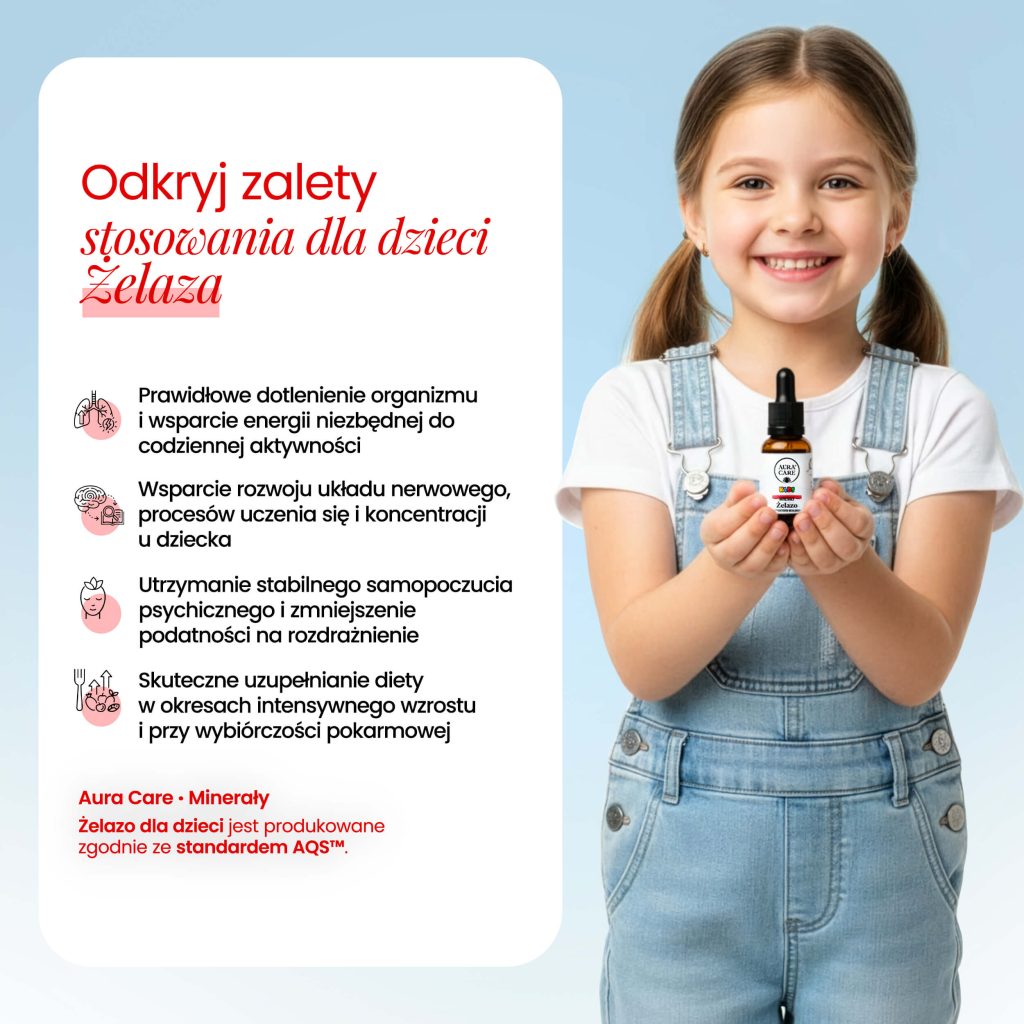 Naturalny suplement żelaza dla dzieci przy anemii