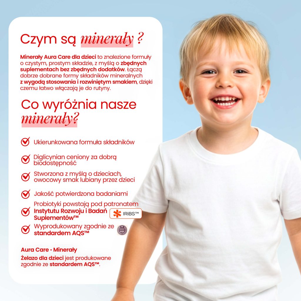 Żelazo dla dzieci na rozwój mózgu i koncentrację
